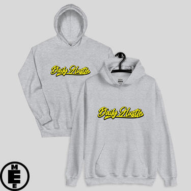 Gray Hoodie "Yellow DH"-$280.00 TT