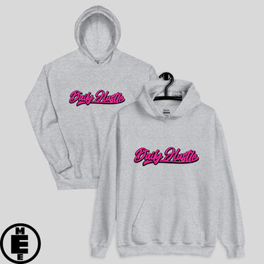Gray Hoodie "Pink DH"-$280.00 TT