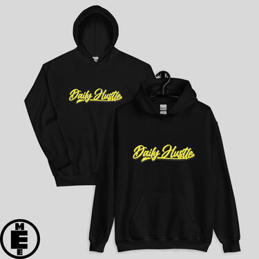 Black Hoodie "Yellow DH"-$280.00 TT
