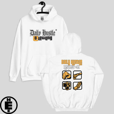 White Hoodie "GTA DH"-$380 TT (PRE ORDER ONLY)
