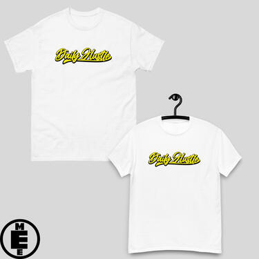 White T-Shirt "Yellow DH"-$150.00 TT