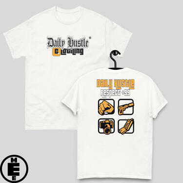 White T-Shirt "GTA DH"-$250 TT (PRE ORDER ONLY)