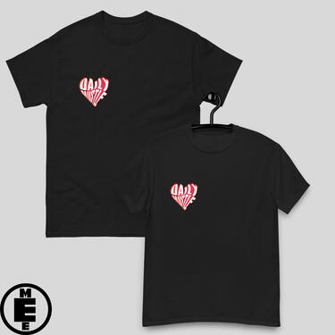 Black T-Shirt "Heart DH"-$150.00 TT